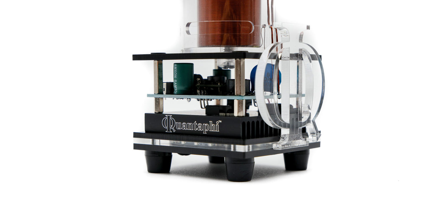 Up close shot of the bottom of the Quantaphi coil