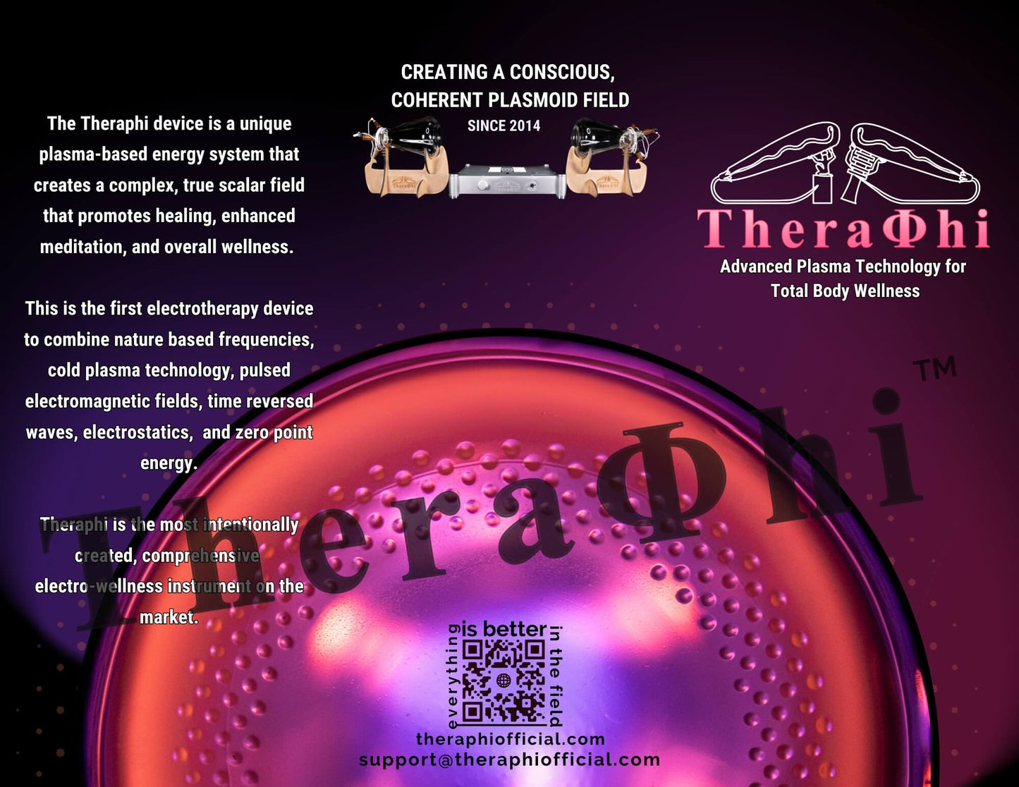 image of the Theraphi brochure