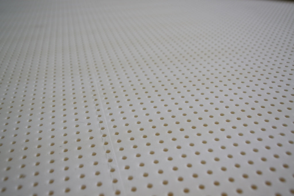 close up image of talalay latex mattress